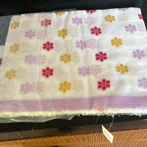 Ann Taylor floral wrap scarf, new with tag, light and pretty.